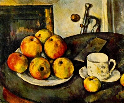 Still Life with Apples and a Cup by Paul Cézanne